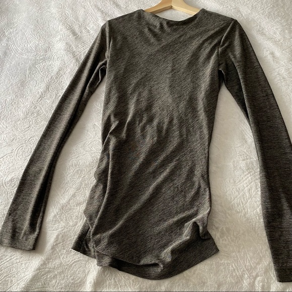 T By Alexander Wang Twisted Marled Stretchy Top - Picture 2 of 11